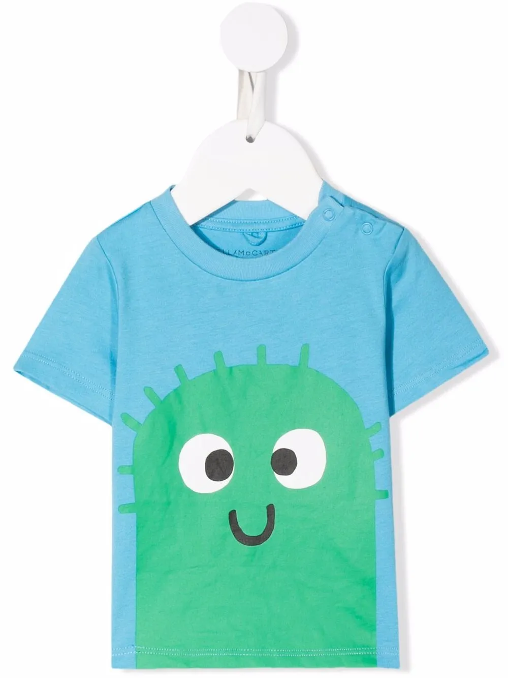 

Stella McCartney Kids playera con cactus estampado - Azul