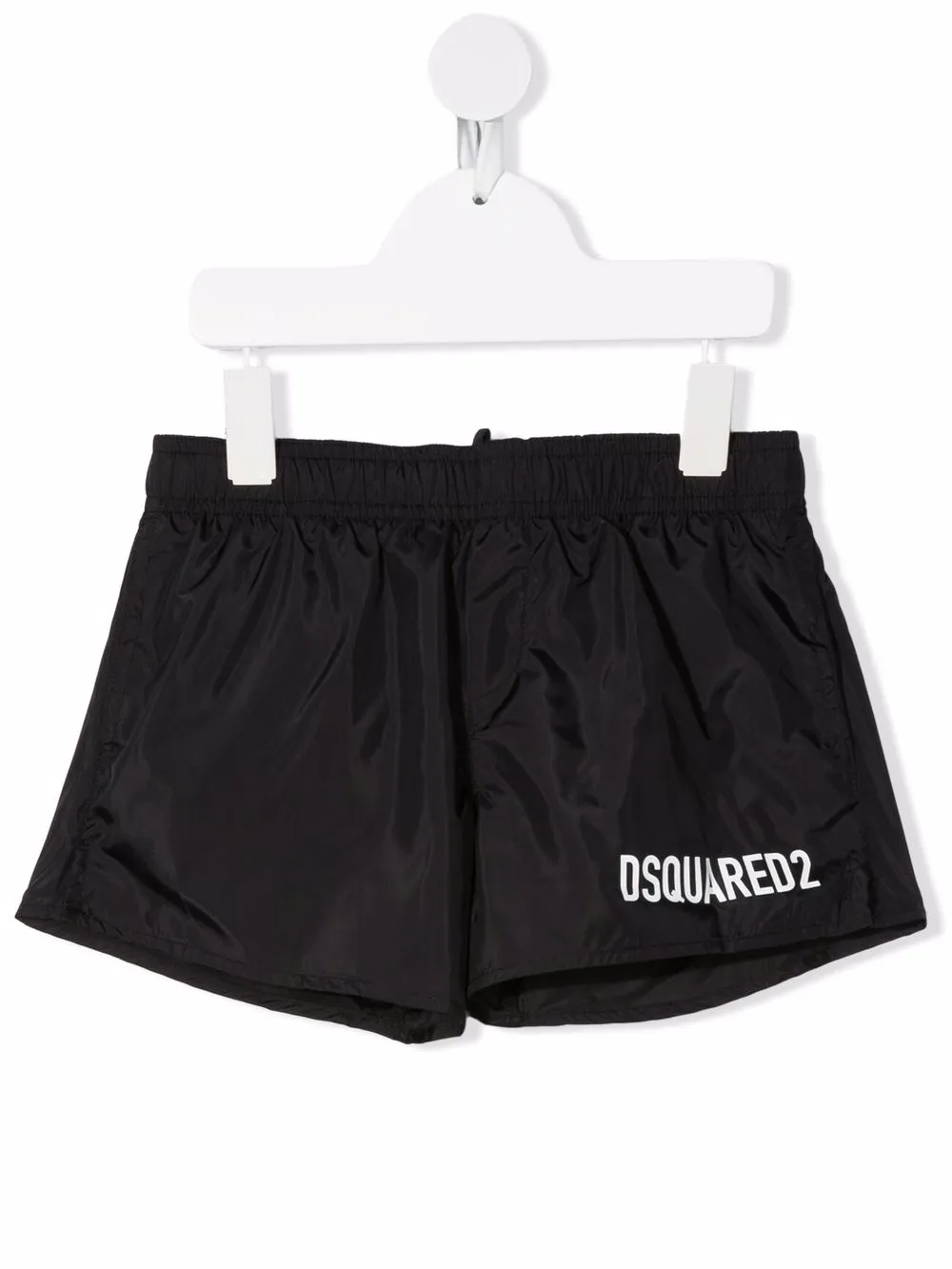 

Dsquared2 Kids shorts de playa con logo estampado - Negro