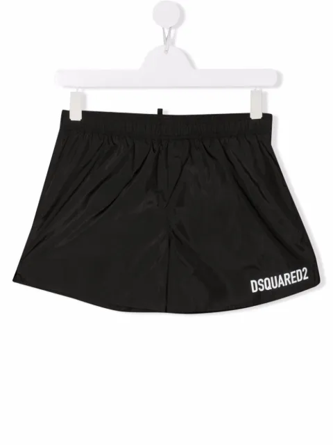 Dsquared2 Kids شورت سباحة بطبعة شعار الماركة