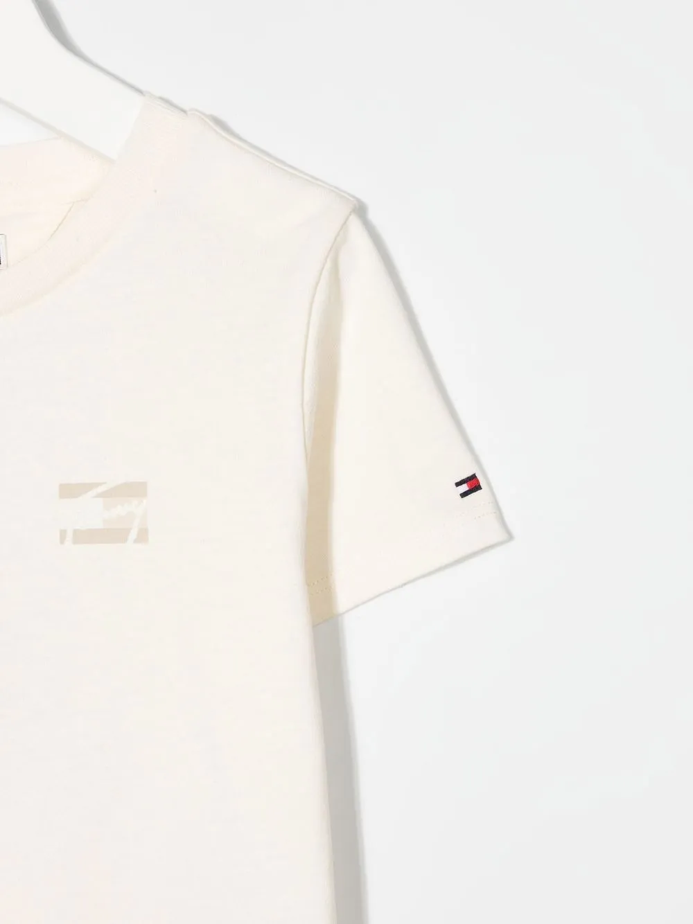  Tommy Hilfiger Junior T Shirt Mit Logo Print   Nude 