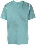 Isaac Sellam Experience distressed short-sleeve T-shirt - Green