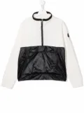 Moncler Enfant two-tone cotton sweatshirt - White