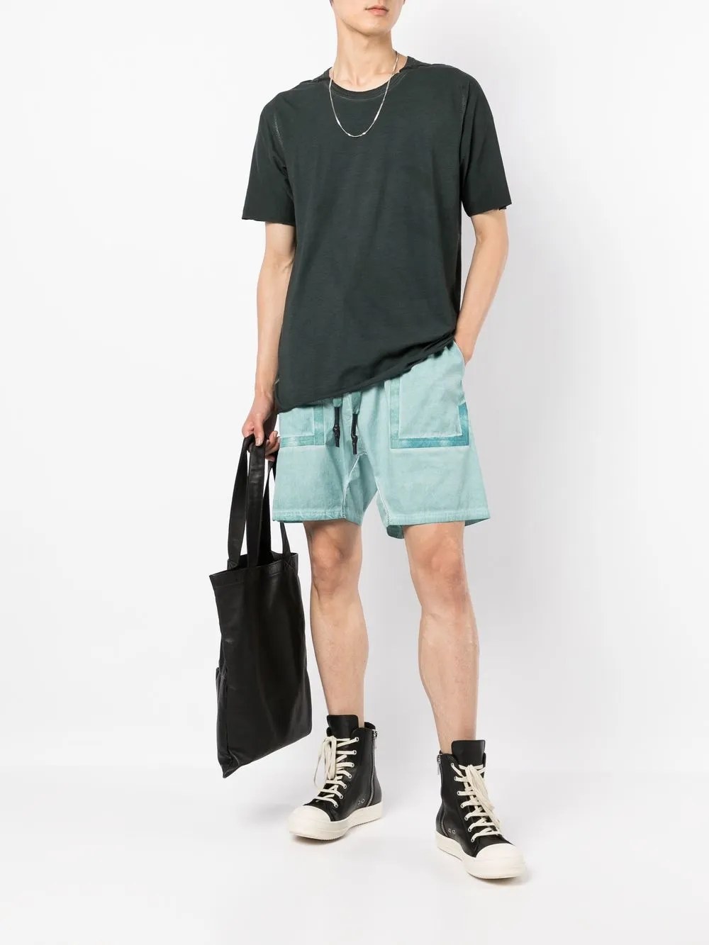 Isaac Sellam Experience Katoenen T-shirt - Groen