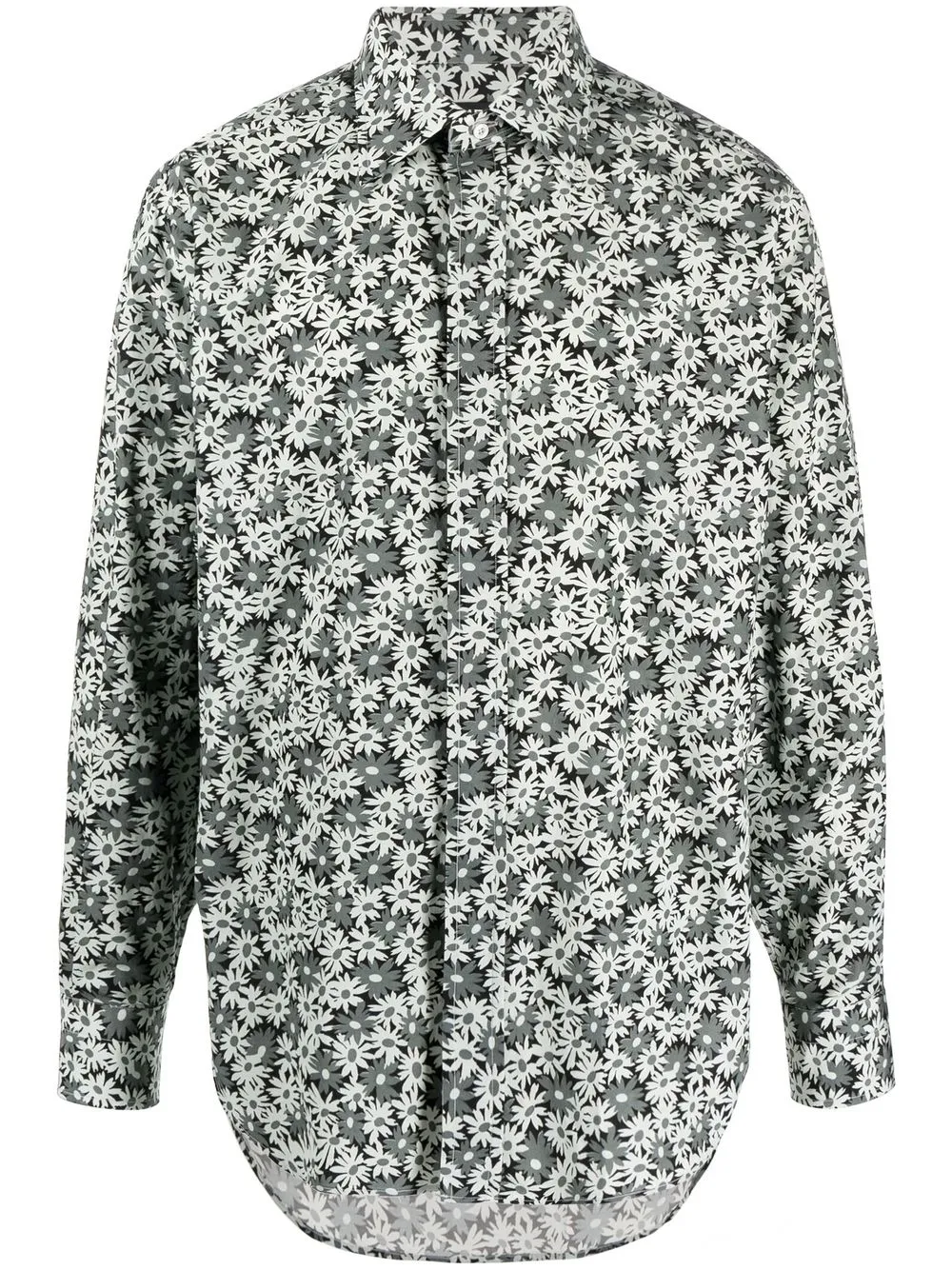 

TOM FORD camisa con estampado floral - Gris