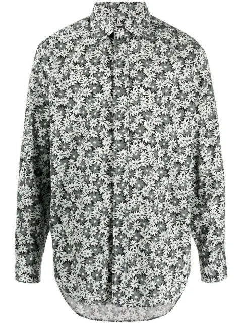 all-over floral-print shirt