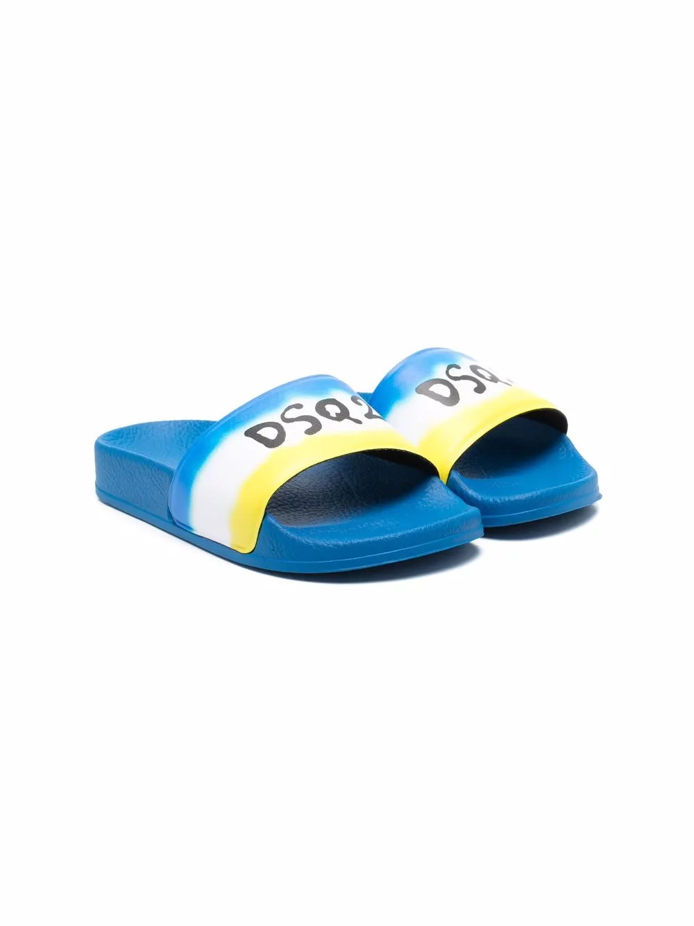 

Dsquared2 Kids flip flops con logo estampado - Azul