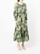 ALEMAIS Siena abstract-print maxi dress