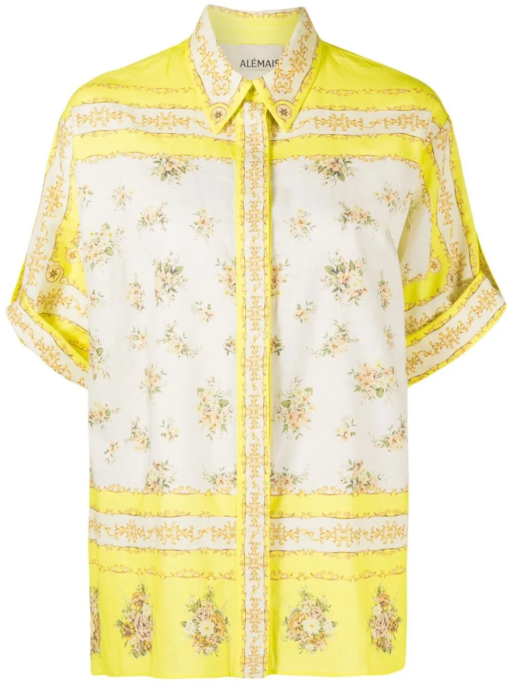 

ALEMAIS camisa Catalina con estampado floral - Amarillo