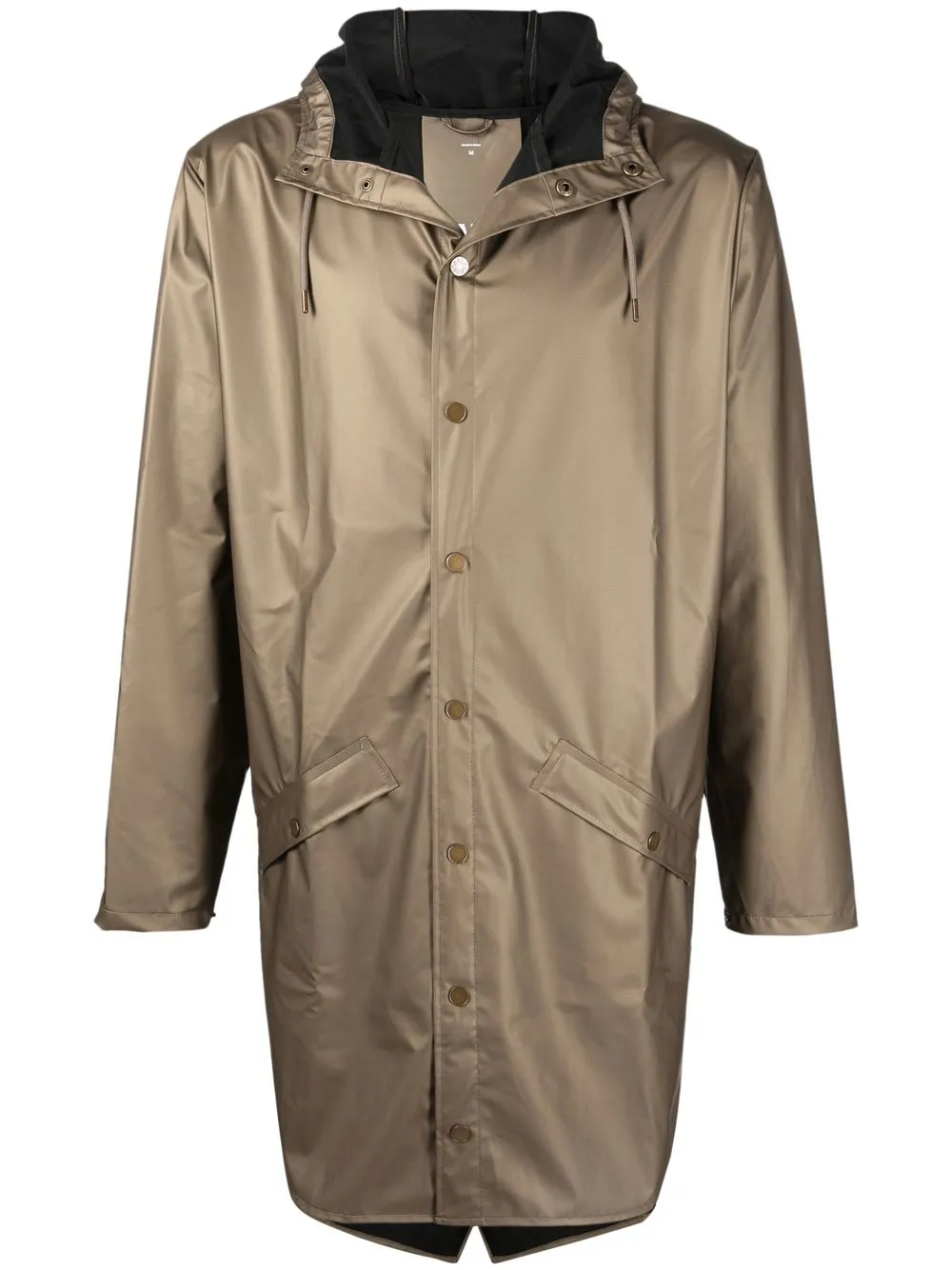 

Rains metallic-finish raincoat - Brown