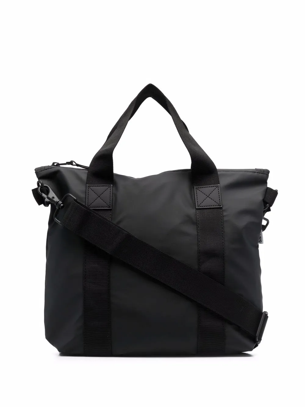 

Rains top zip-fastening tote bag - Black