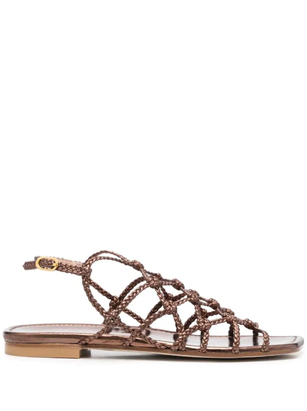 Stuart Weitzman Strappy Slingback Flat 