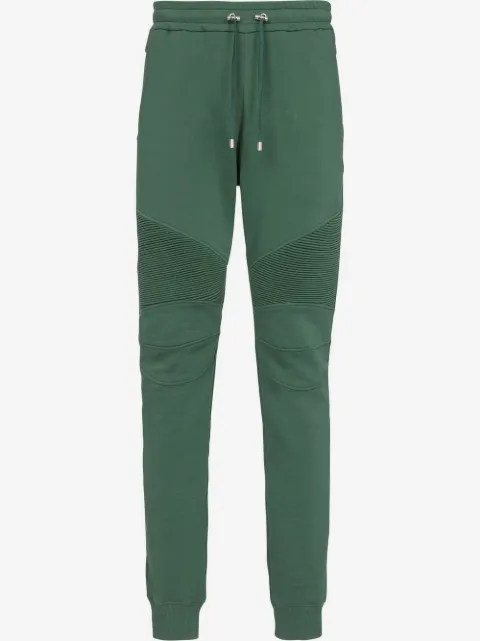 Balmain drawstring cotton track pants
