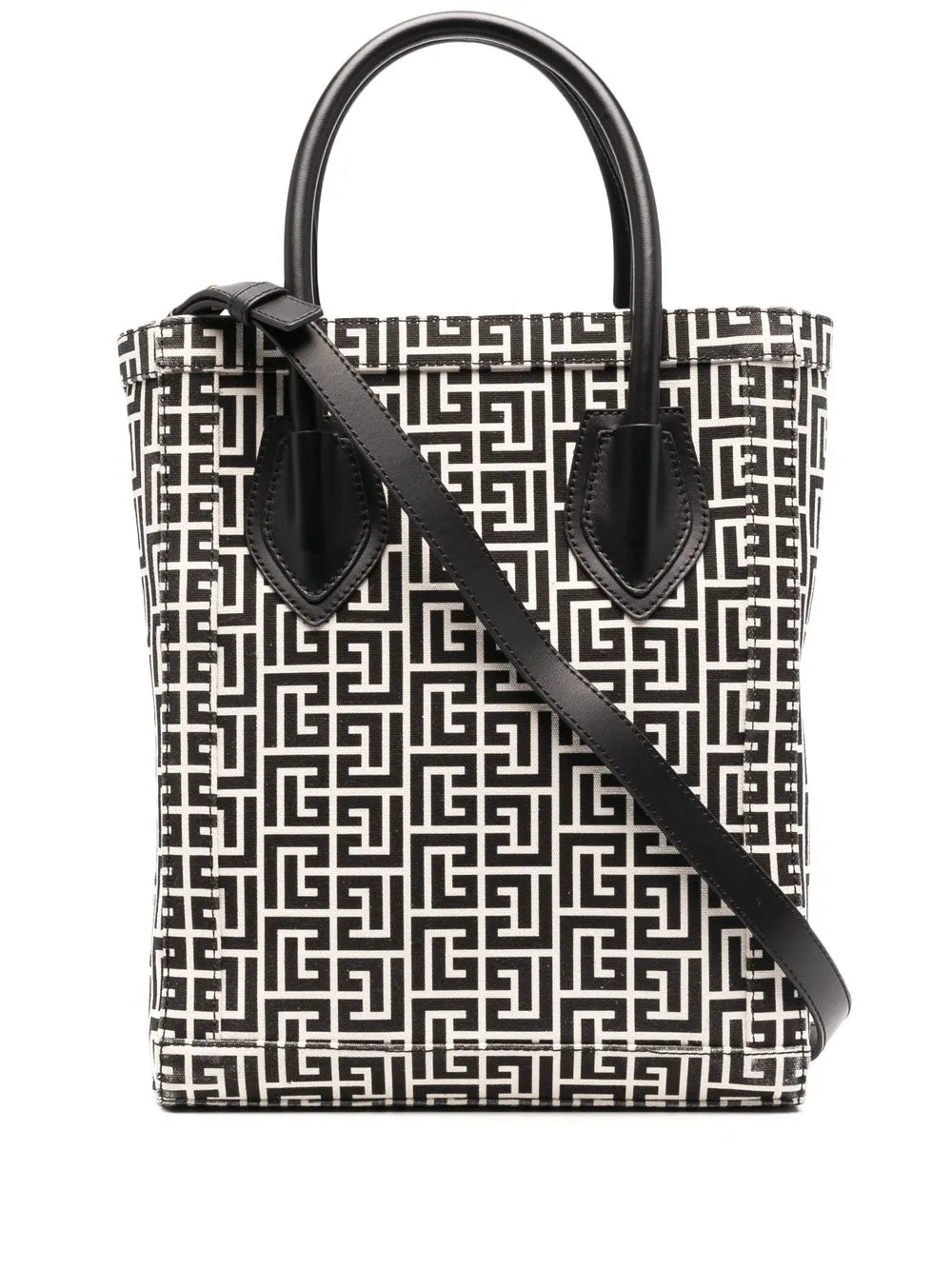 Balmain monogram-pattern Tote Bag - Farfetch