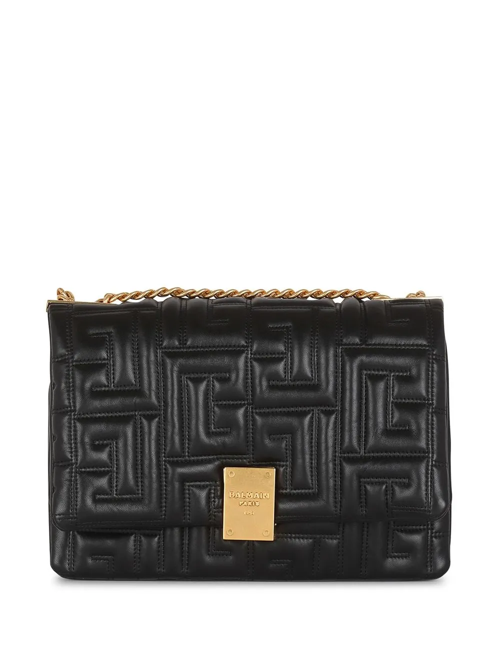 

Balmain bolsa de hombro con logo en relieve - Negro