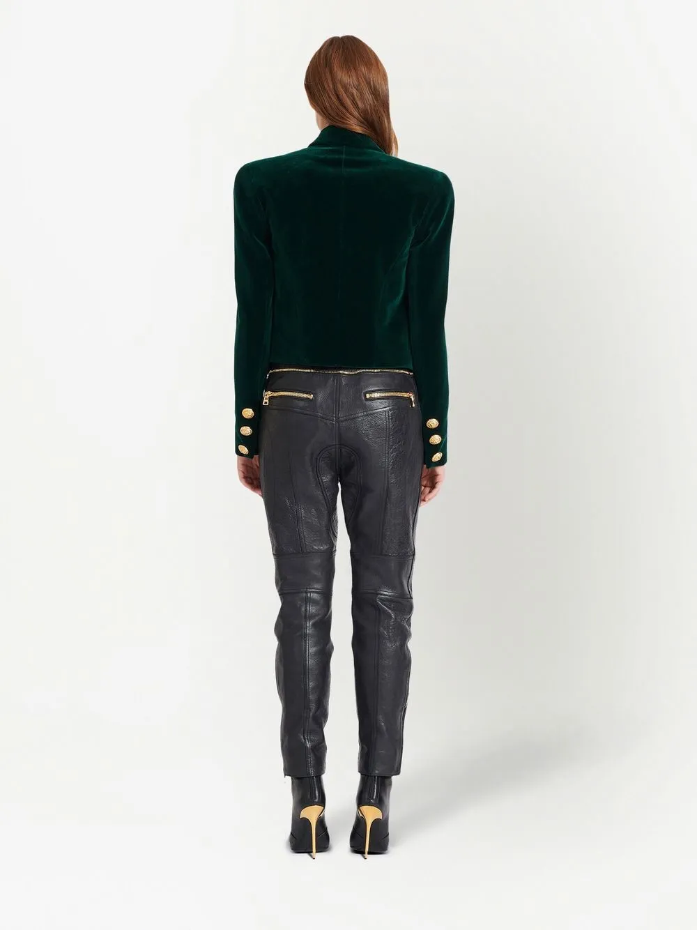 Balmain Katoenen jack - Zwart