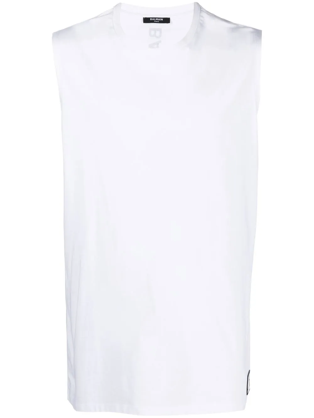 

Balmain chaleco ajustado - Blanco