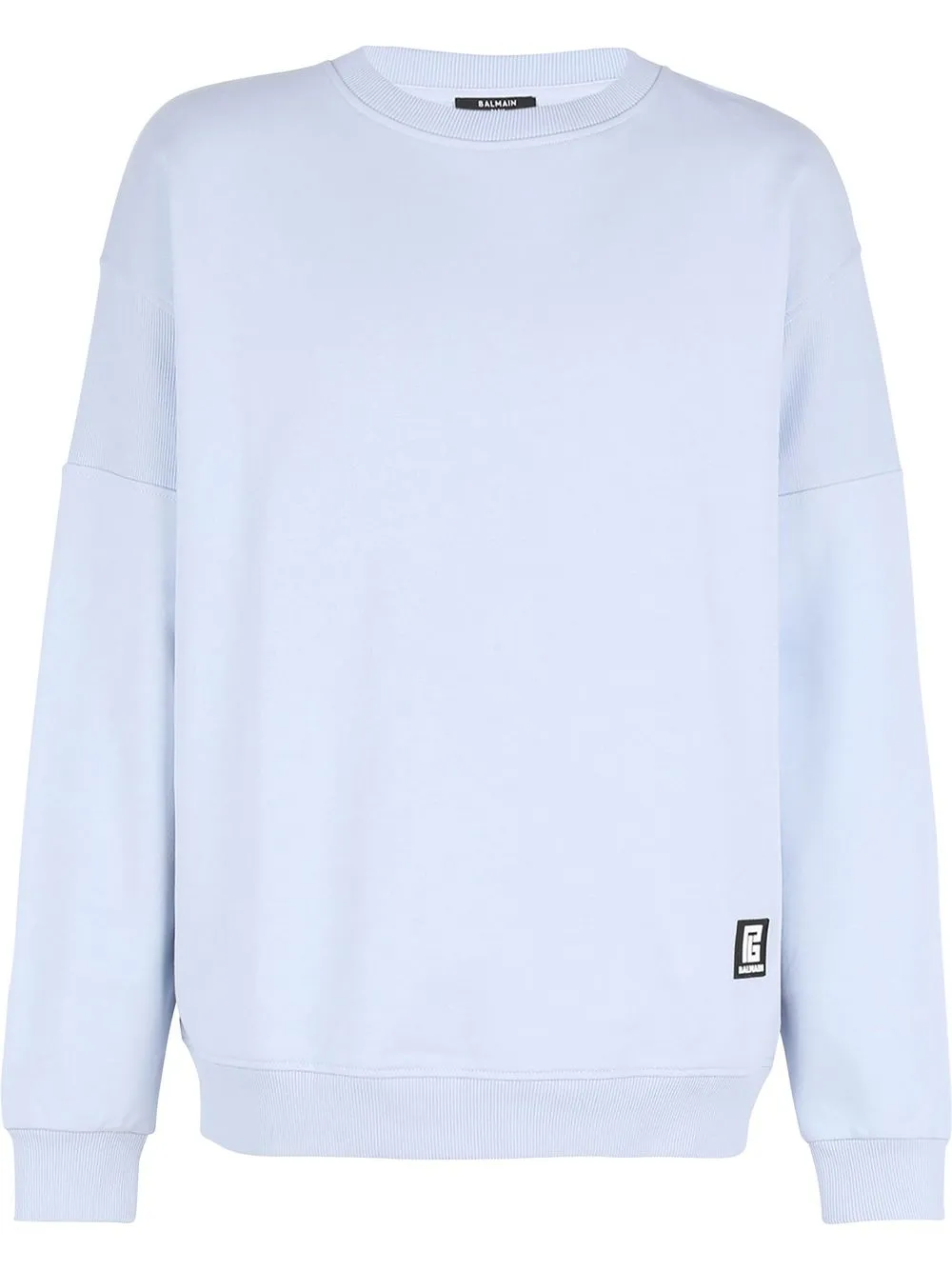 

Balmain sudadera con parche del logo - Azul