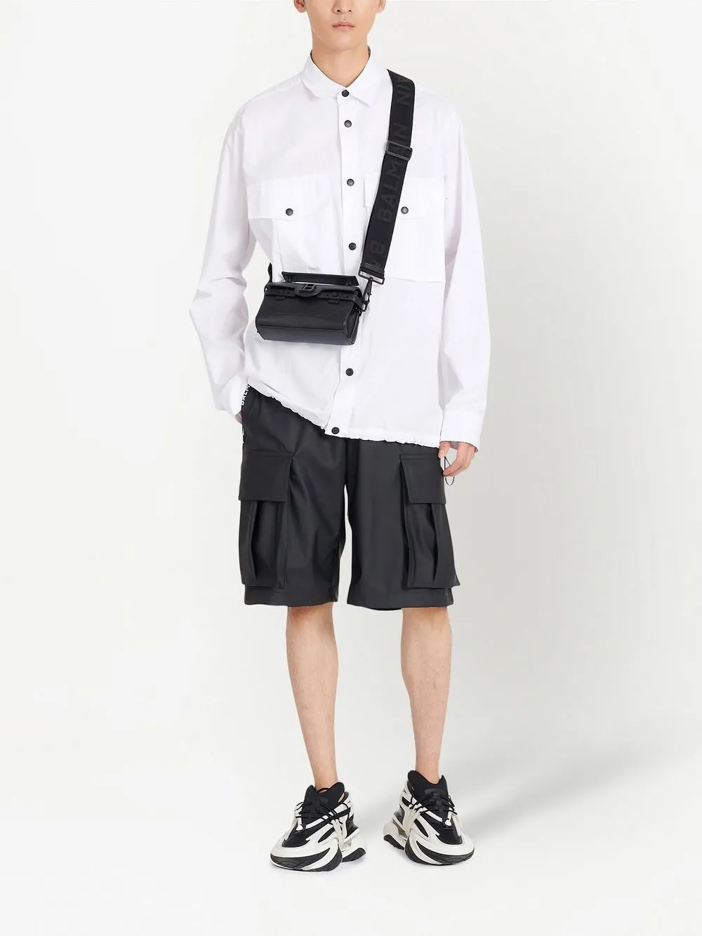 Balmain Cargo trainingsshorts - Zwart