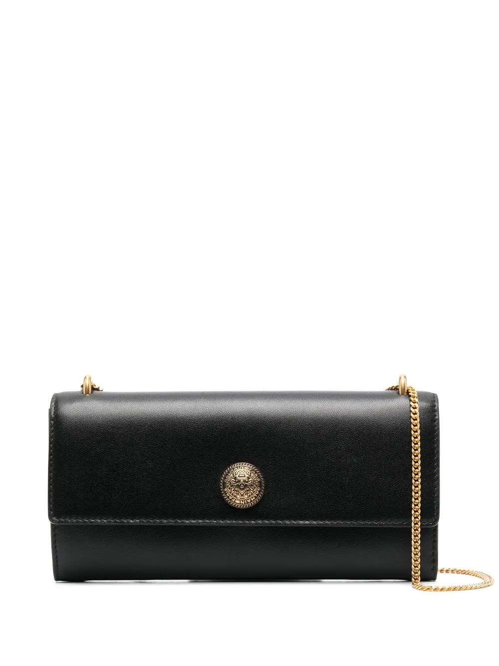 

Balmain bolsa mini con placa del logo - Negro