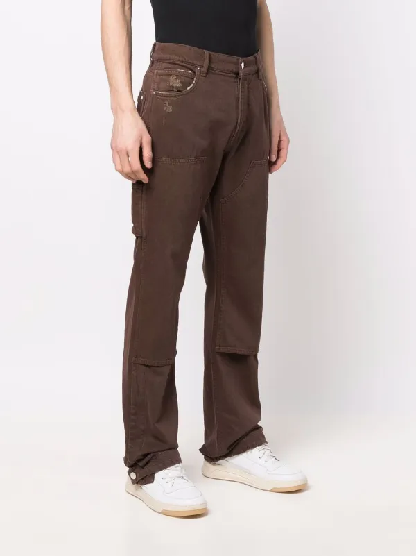AMIRI Panelled straight-leg Jeans 