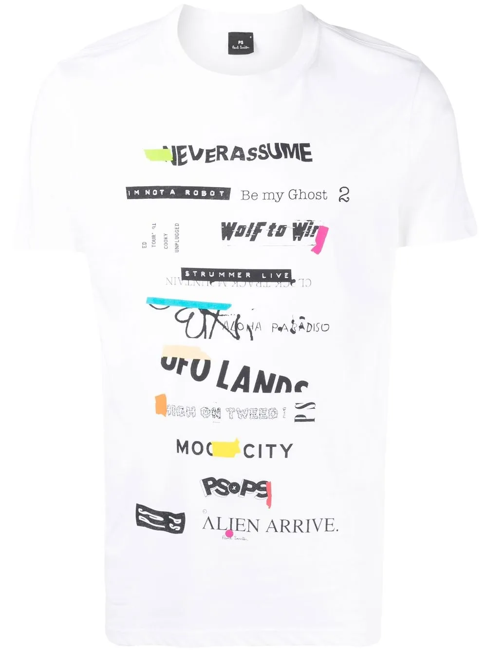 

PS Paul Smith graphic-print cotton T-shirt - White