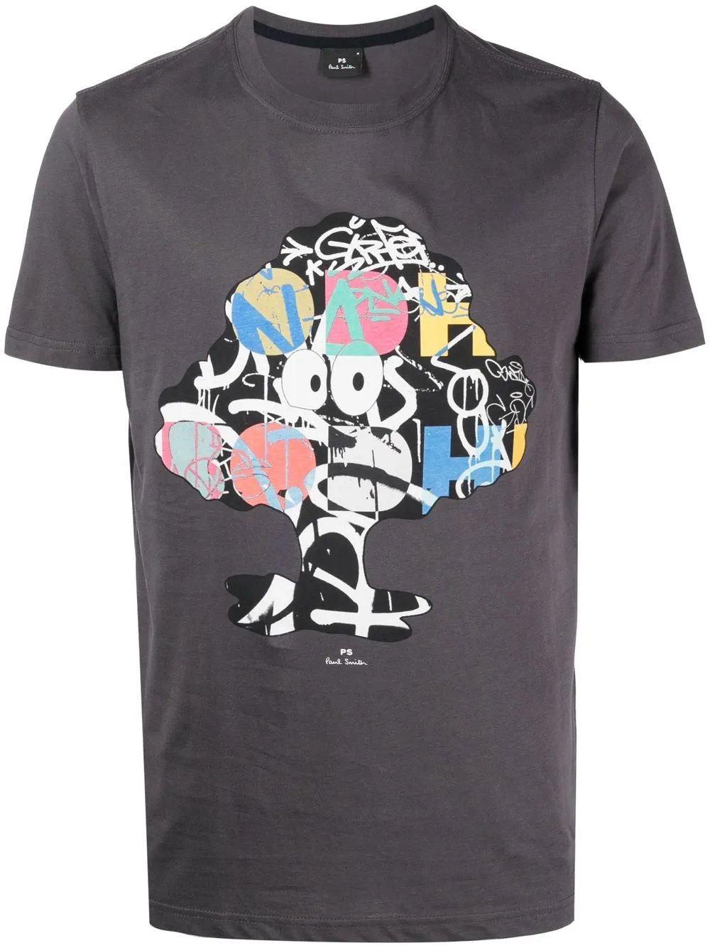 

PS Paul Smith playera con estampado gráfico - Gris