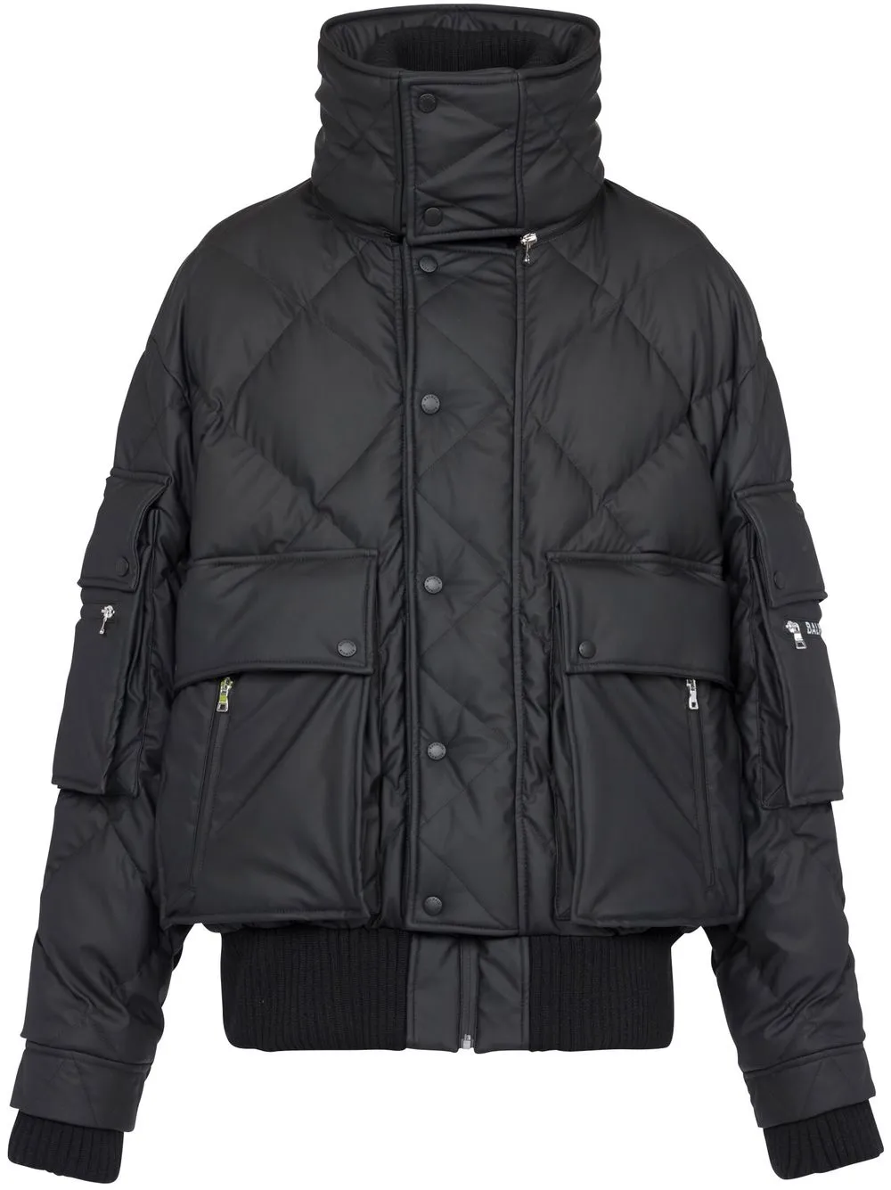 

Balmain zipped padded jacket - Black