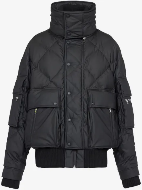 Balmain veste matelassée à fermeture zippée