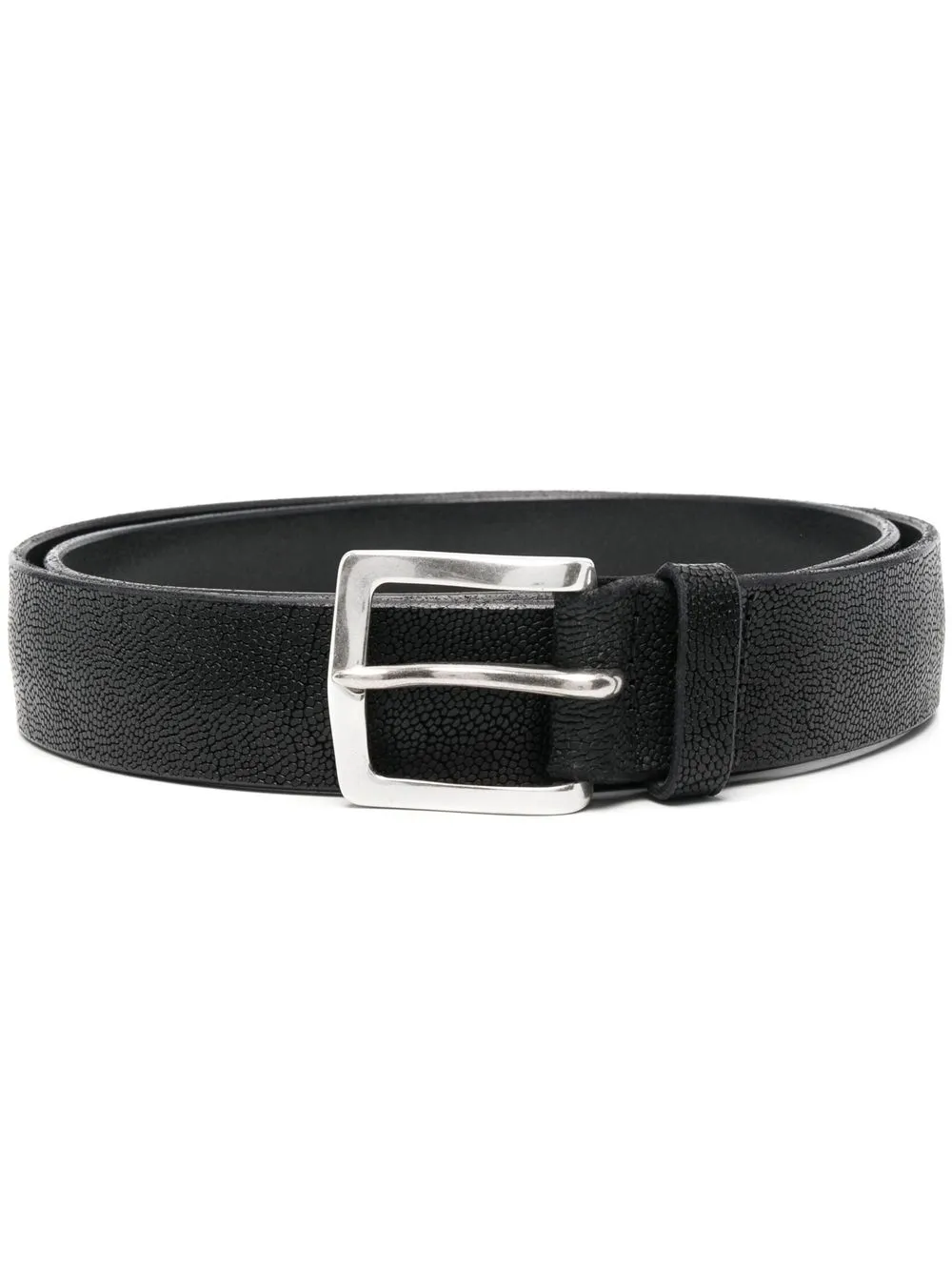 

Orciani leather buckle belt - Black