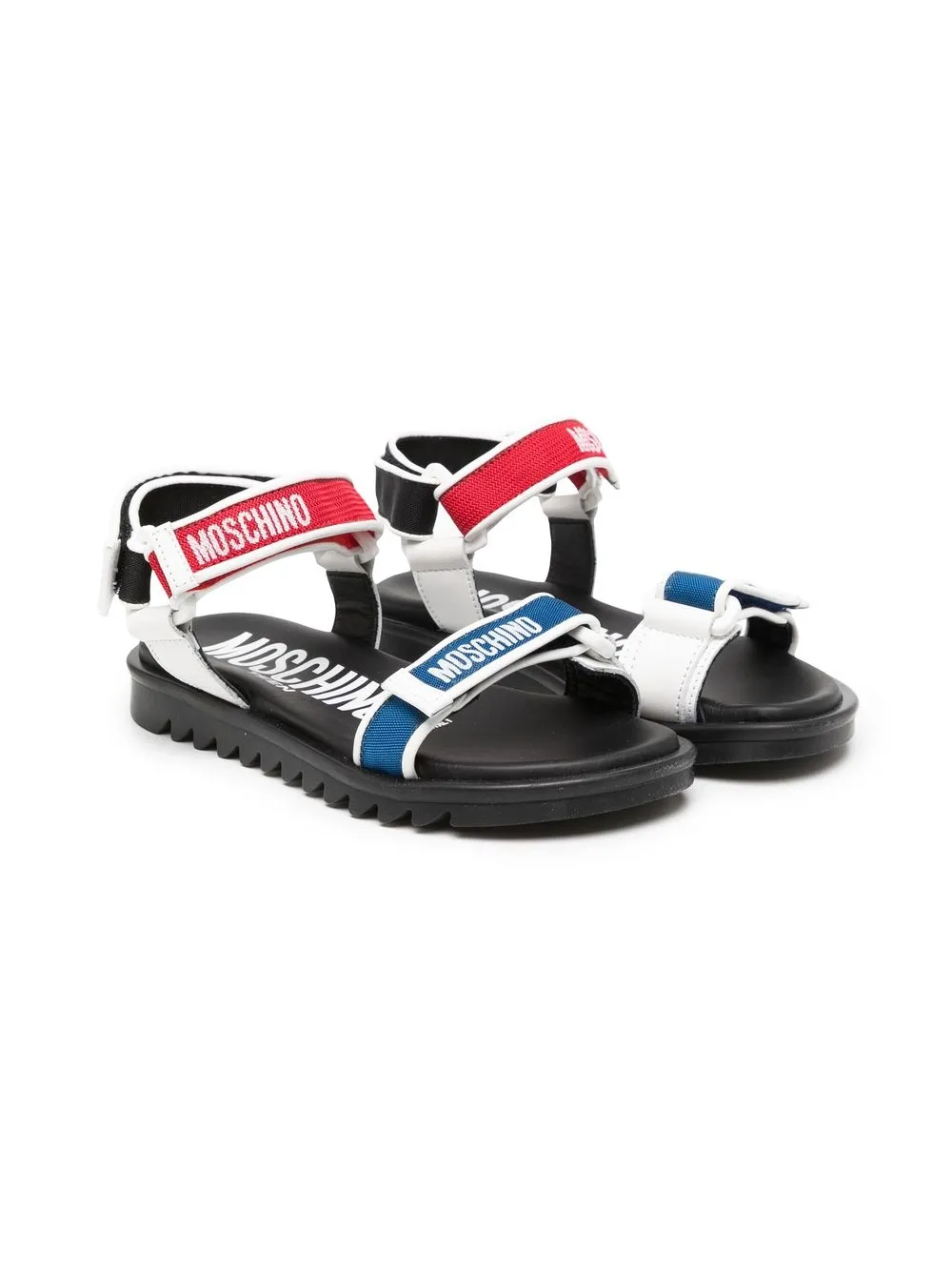 

Moschino Kids sandalias estilo slip-on - Negro