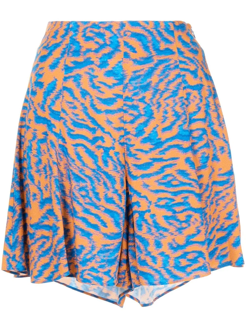 

PS Paul Smith animal-print pleated shorts - Orange