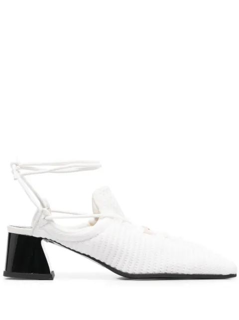 Ancuta Sarca logo-patch woven mules