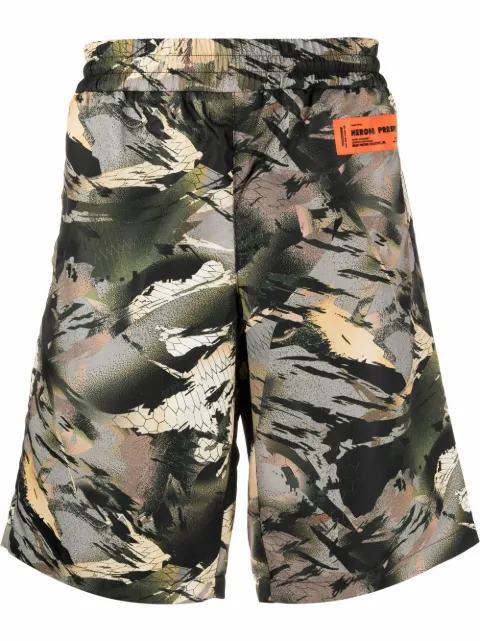 Heron Preston camouflage-print shorts