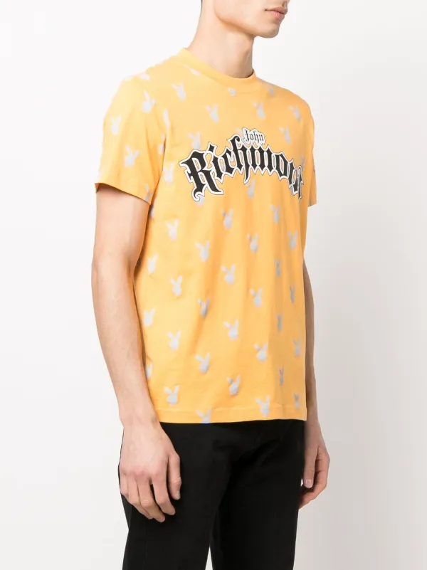 John Richmond x Playboy logo-print T 