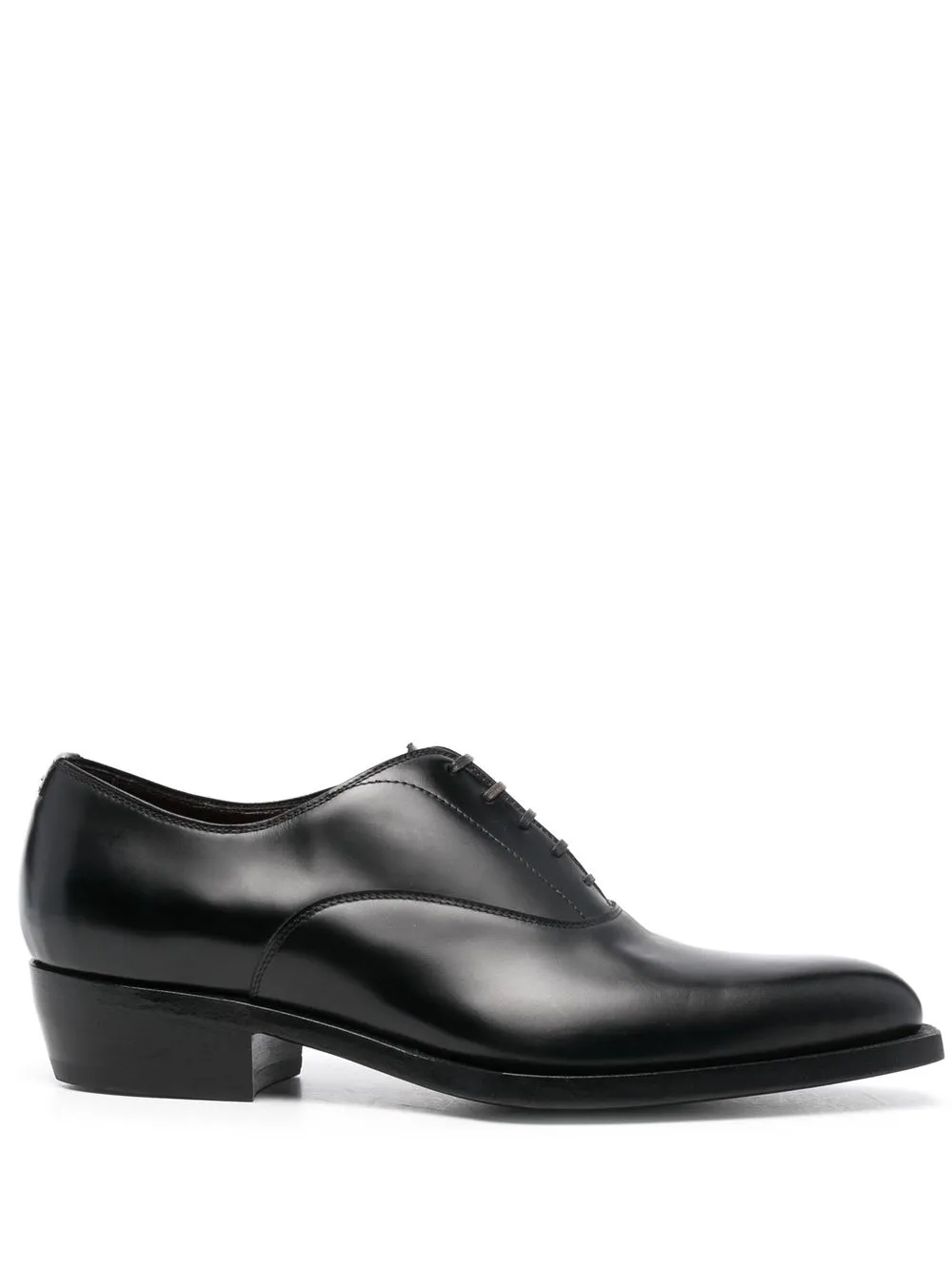 

Lidfort pointed-toe leather derby shoes - Black