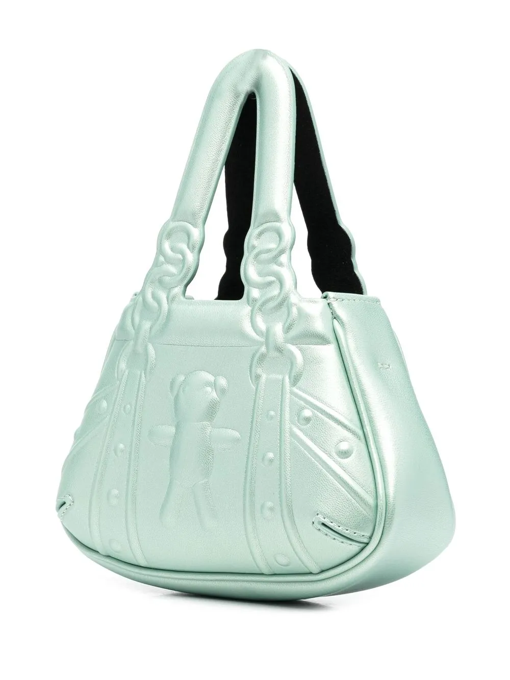 Forbitches Handtasche Mit Prägung In Green