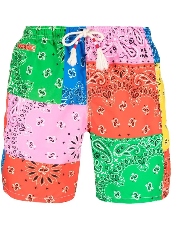 MC2 Saint Barth Patchwork bandana-print 