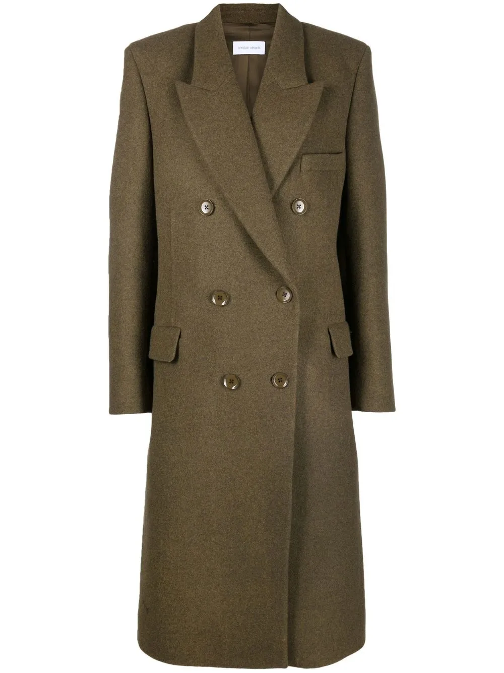 

Christian Wijnants Collins double-breasted coat - Green