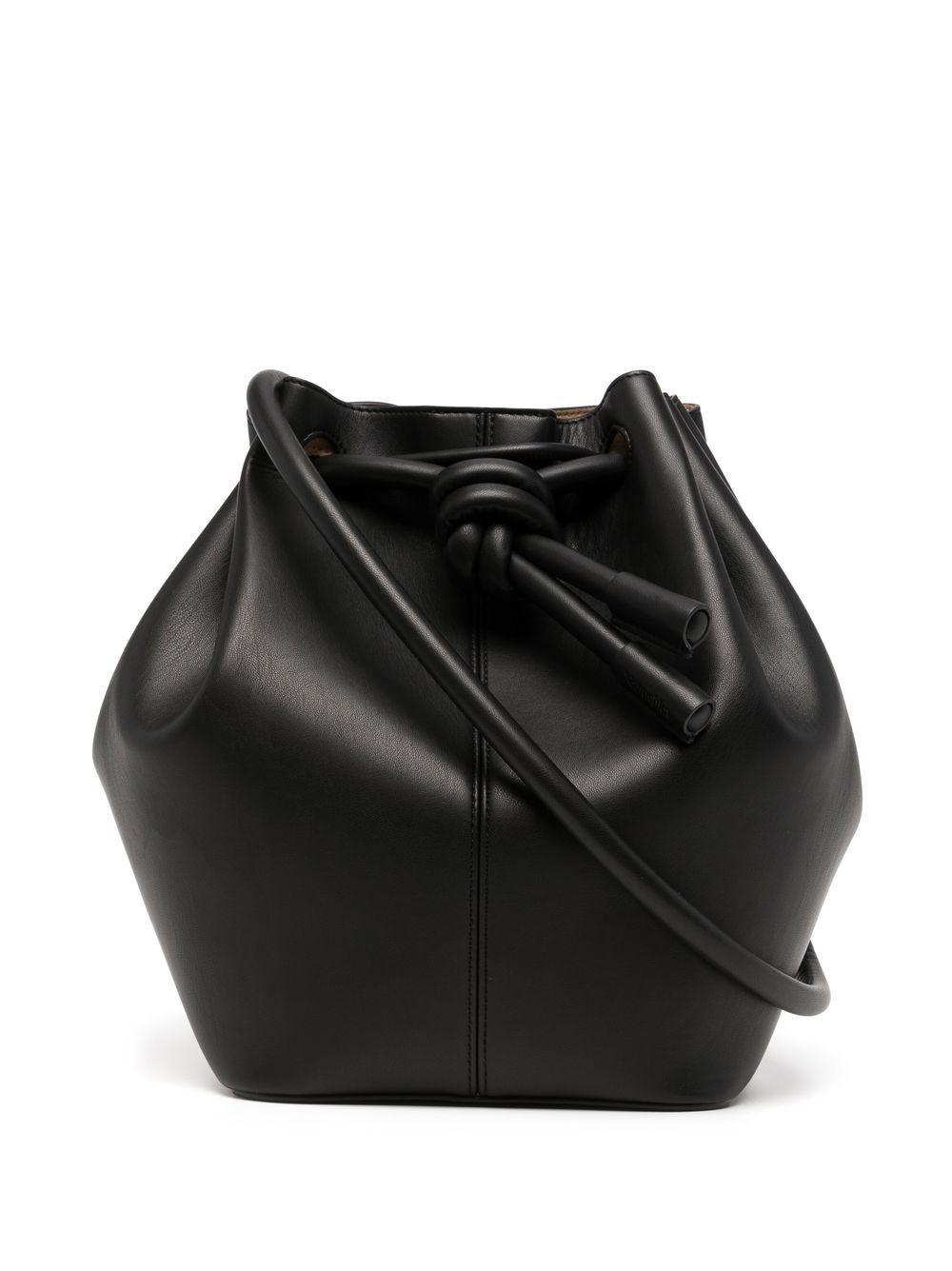 elongated bucket bag