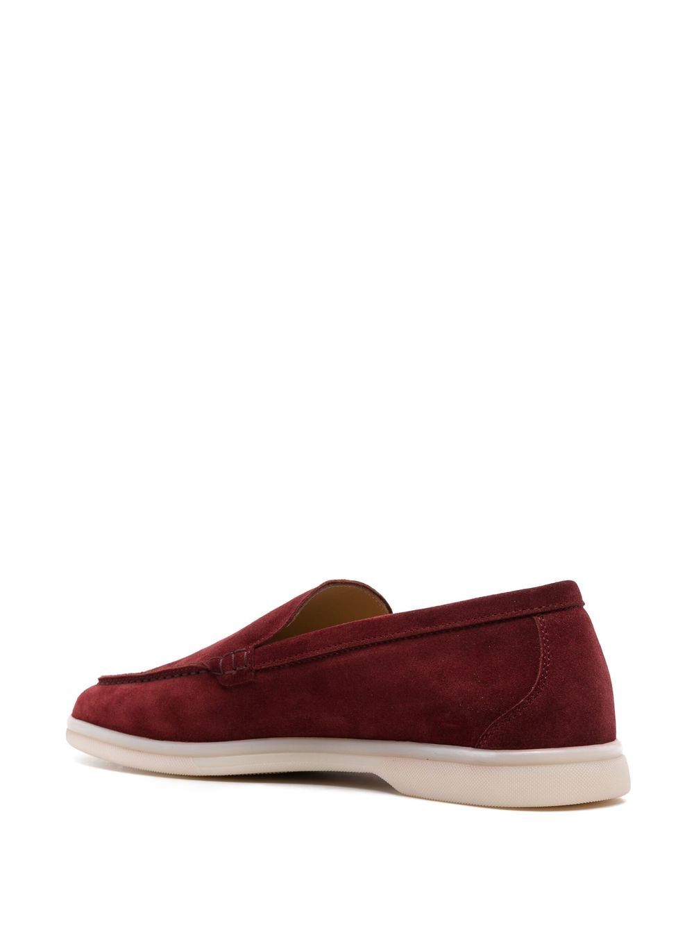 Shop Scarosso Ludovica Flat Loafers In Rot