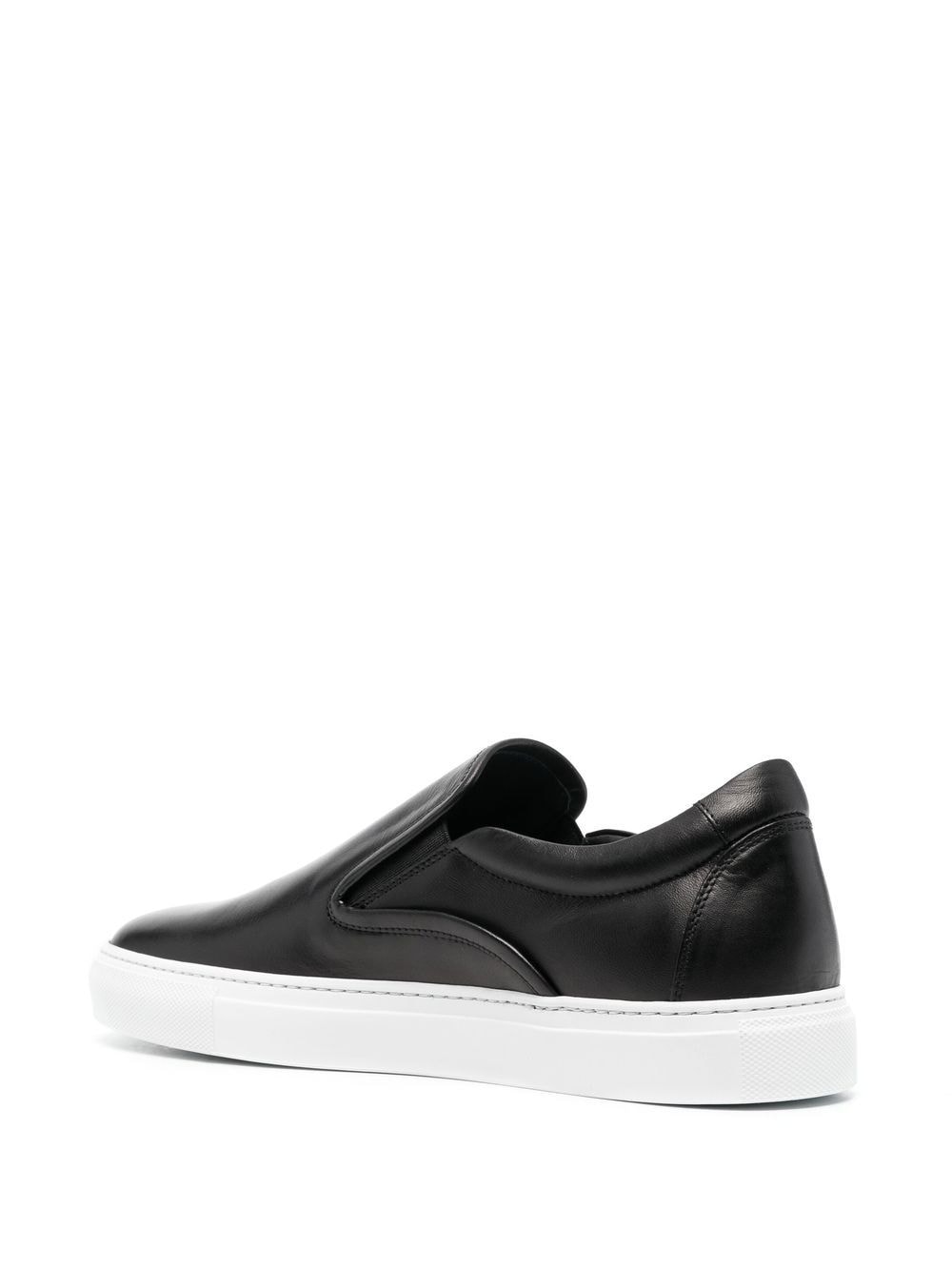 Shop Scarosso Filippo Slip-on Sneakers In Black