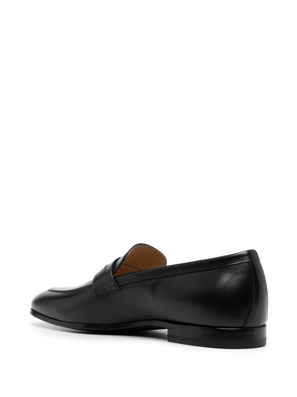 Shop Scarosso Marzio Penny Loafers In Black