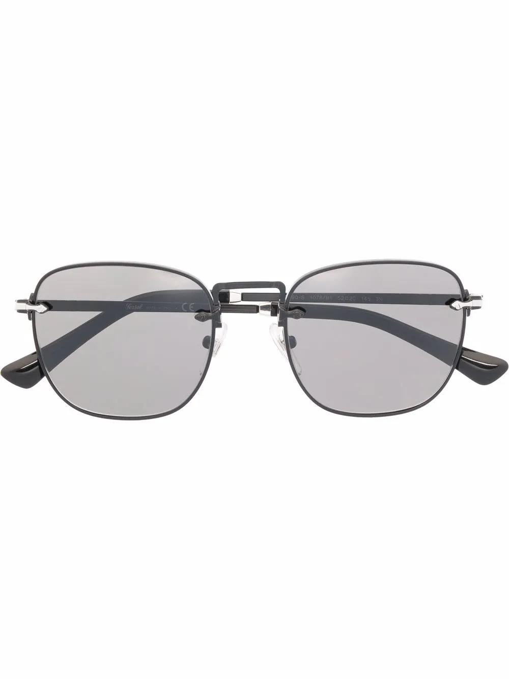 

Persol lentes de sol con armazón cuadrada - Negro