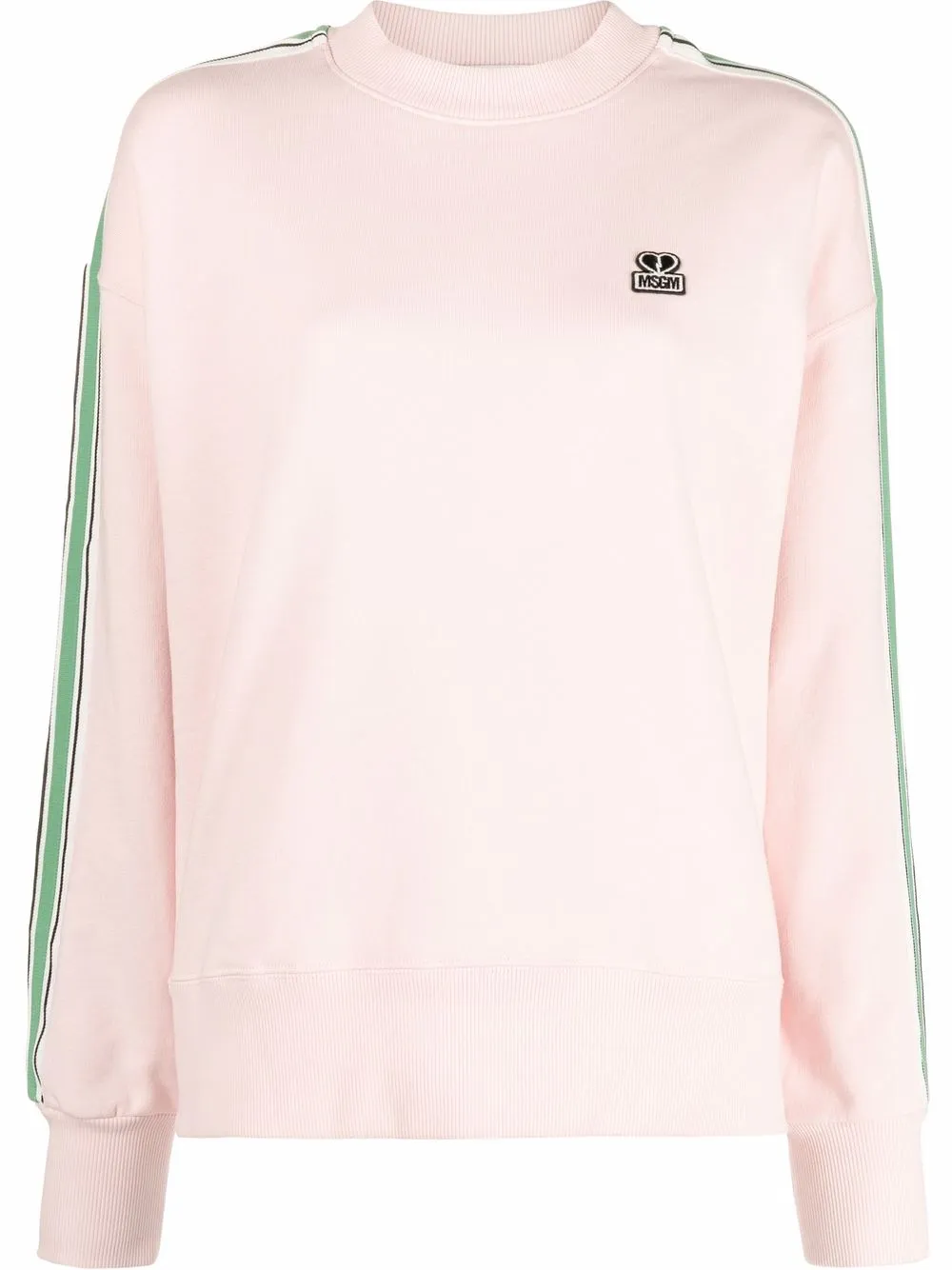 

MSGM sudadera con cuello redondo - Rosado