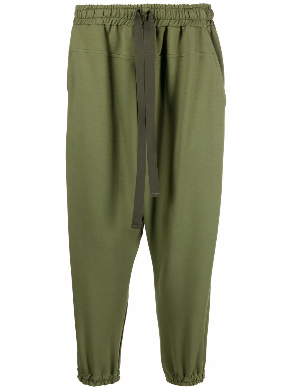 

Alchemy pantalones drop crotch con cordón - Verde