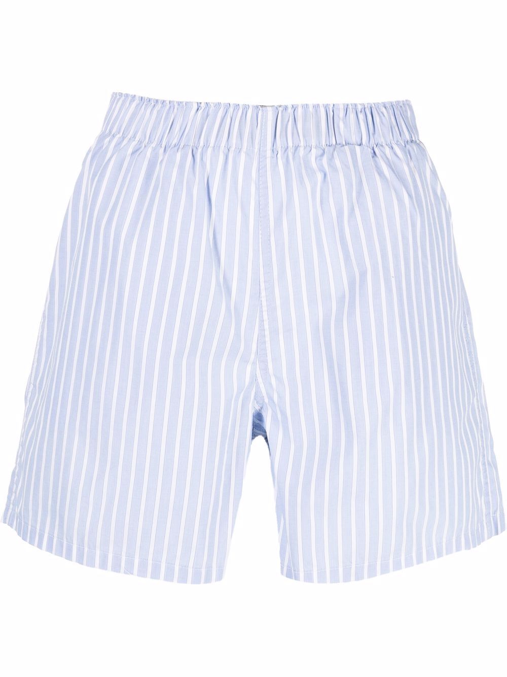 R13 Striped Pyjama Shorts In Blue