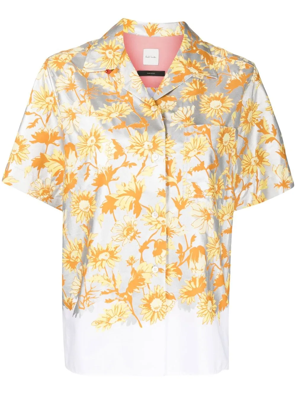 

Paul Smith camisa con estampado floral - Naranja