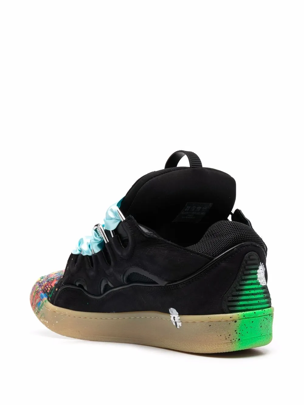 Lanvin paintsplatter lowtop Sneakers Farfetch