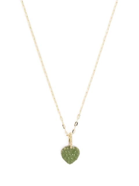 Gaya 14kt yellow gold mini heart pendant necklace