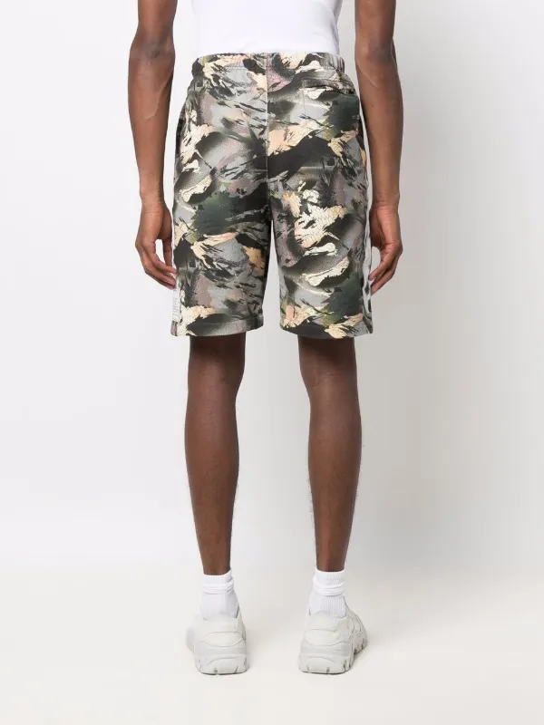 Heron Preston camouflage-print Track Shorts | Green | FARFETCH